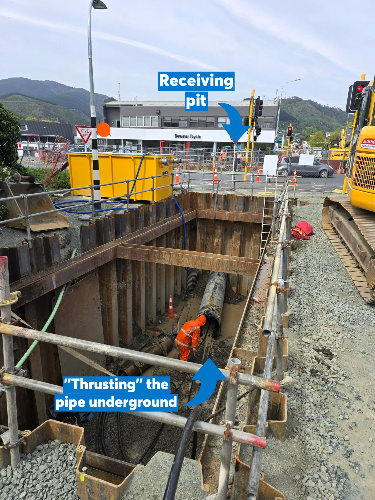 Pipe jacking