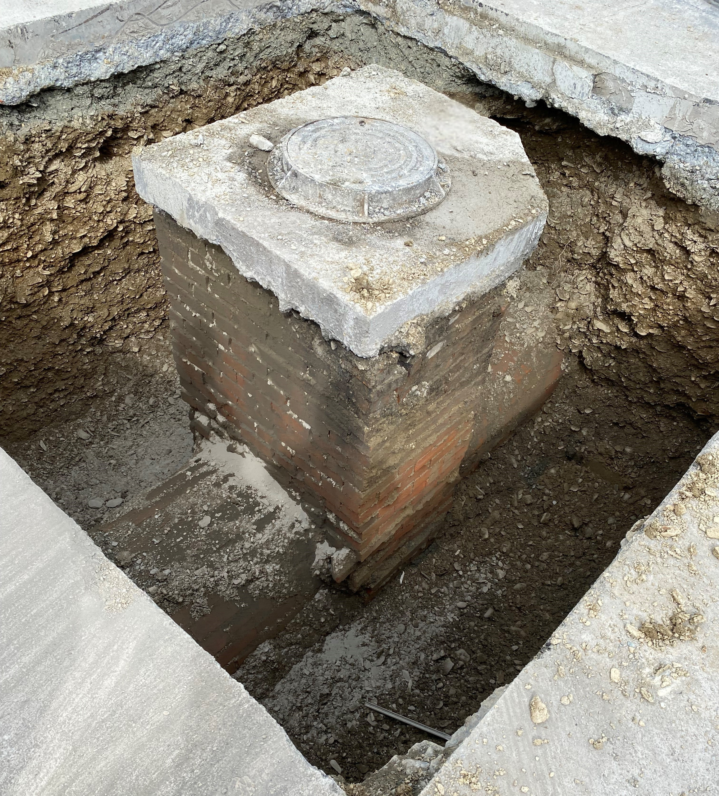 Historic brick sewer