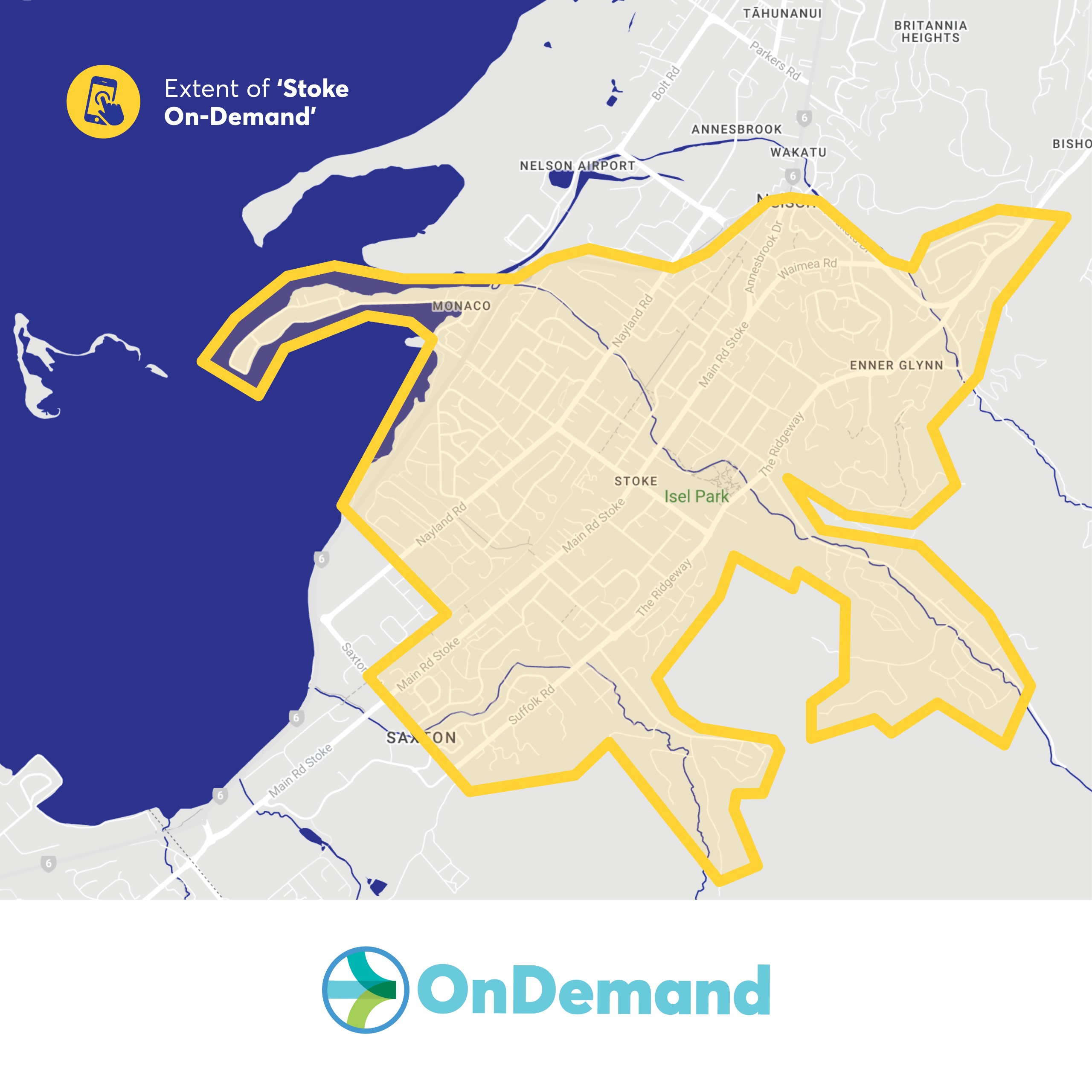 Stoke on demand map