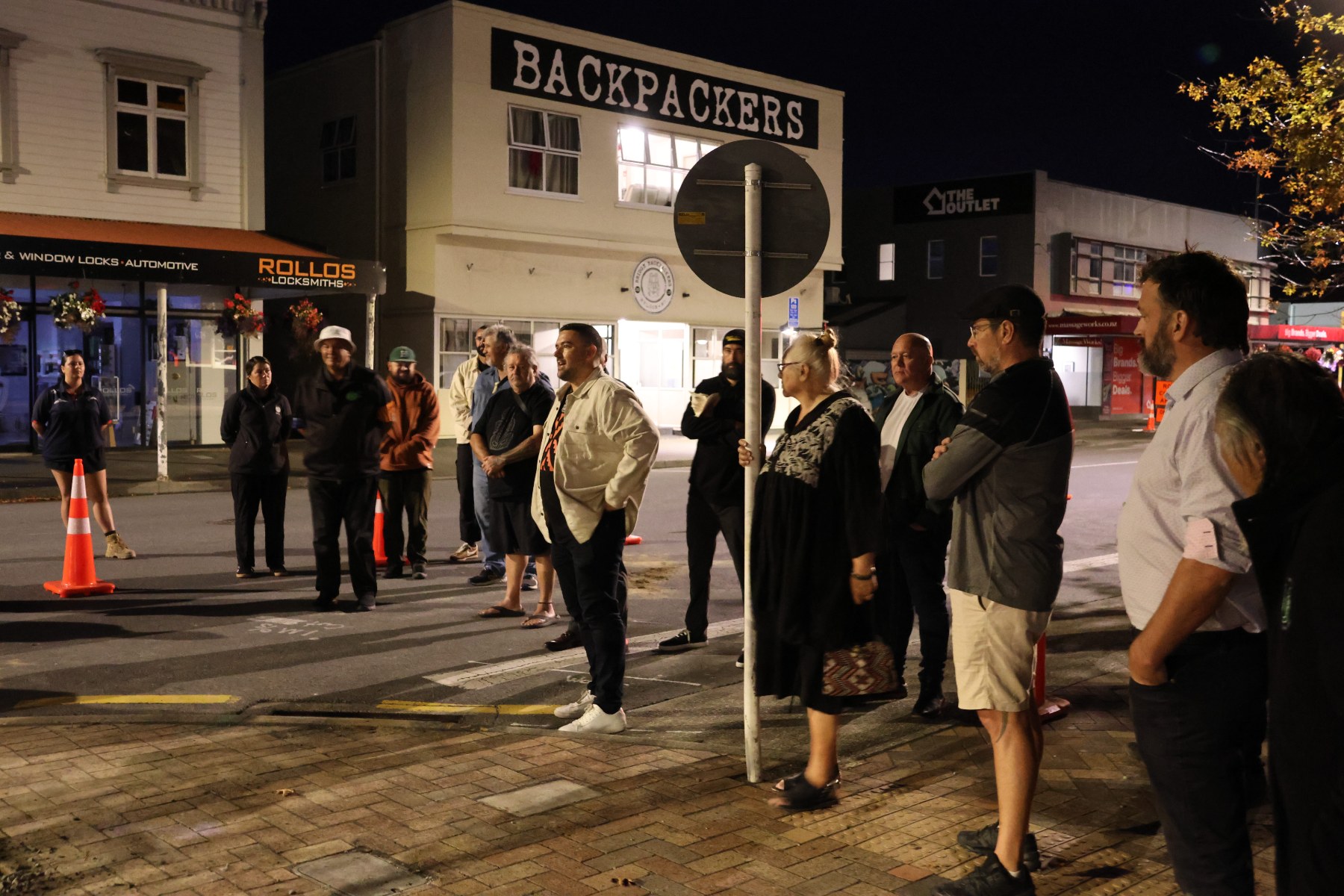 Iwi gathered for the laying of the mauri stone
