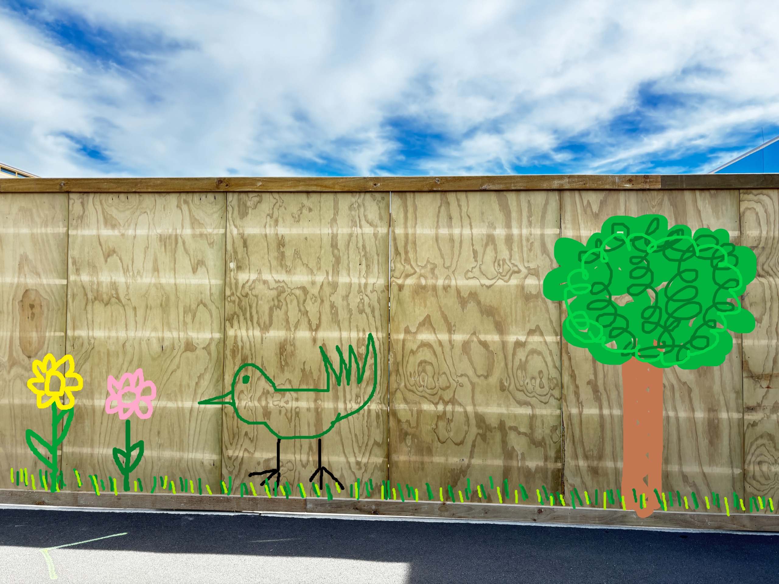 panels to be painted