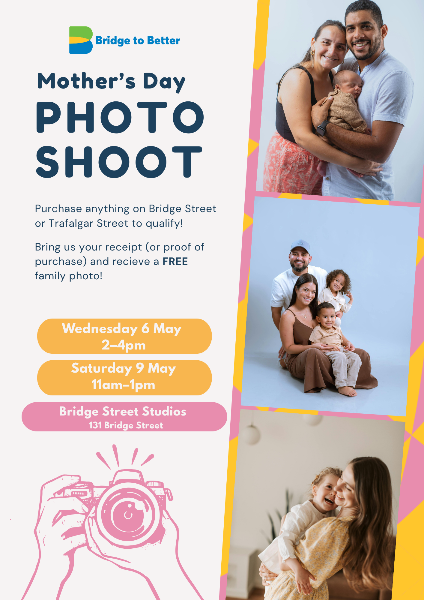 Mothers day shoot info 
