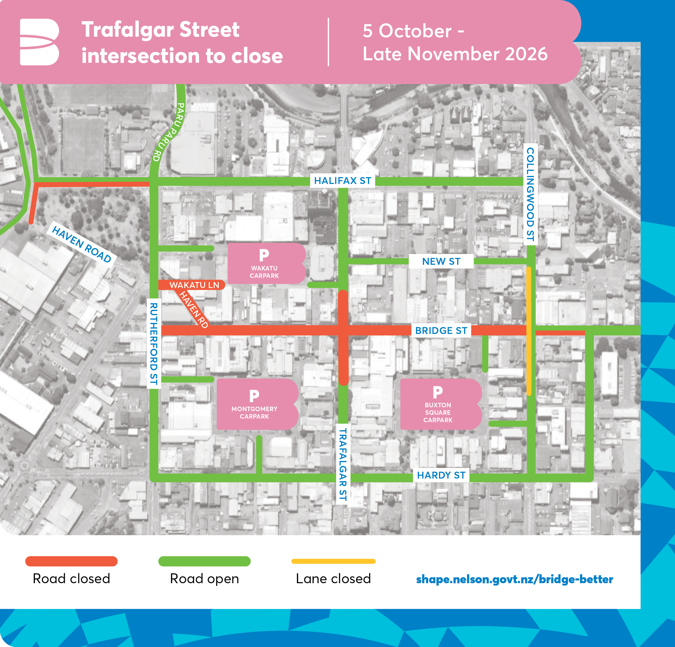 Closure from 5 October