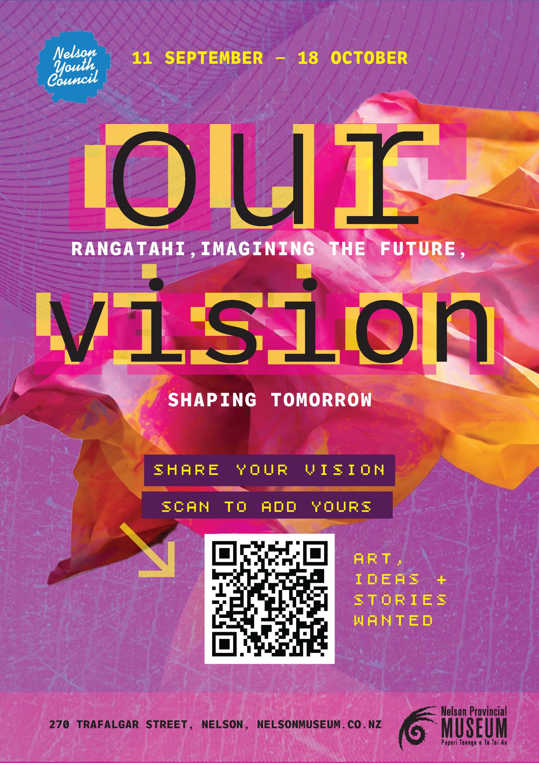 Our Vision Poster and QR code