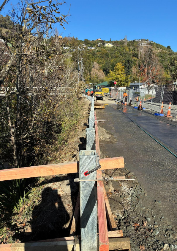 Concreted piles