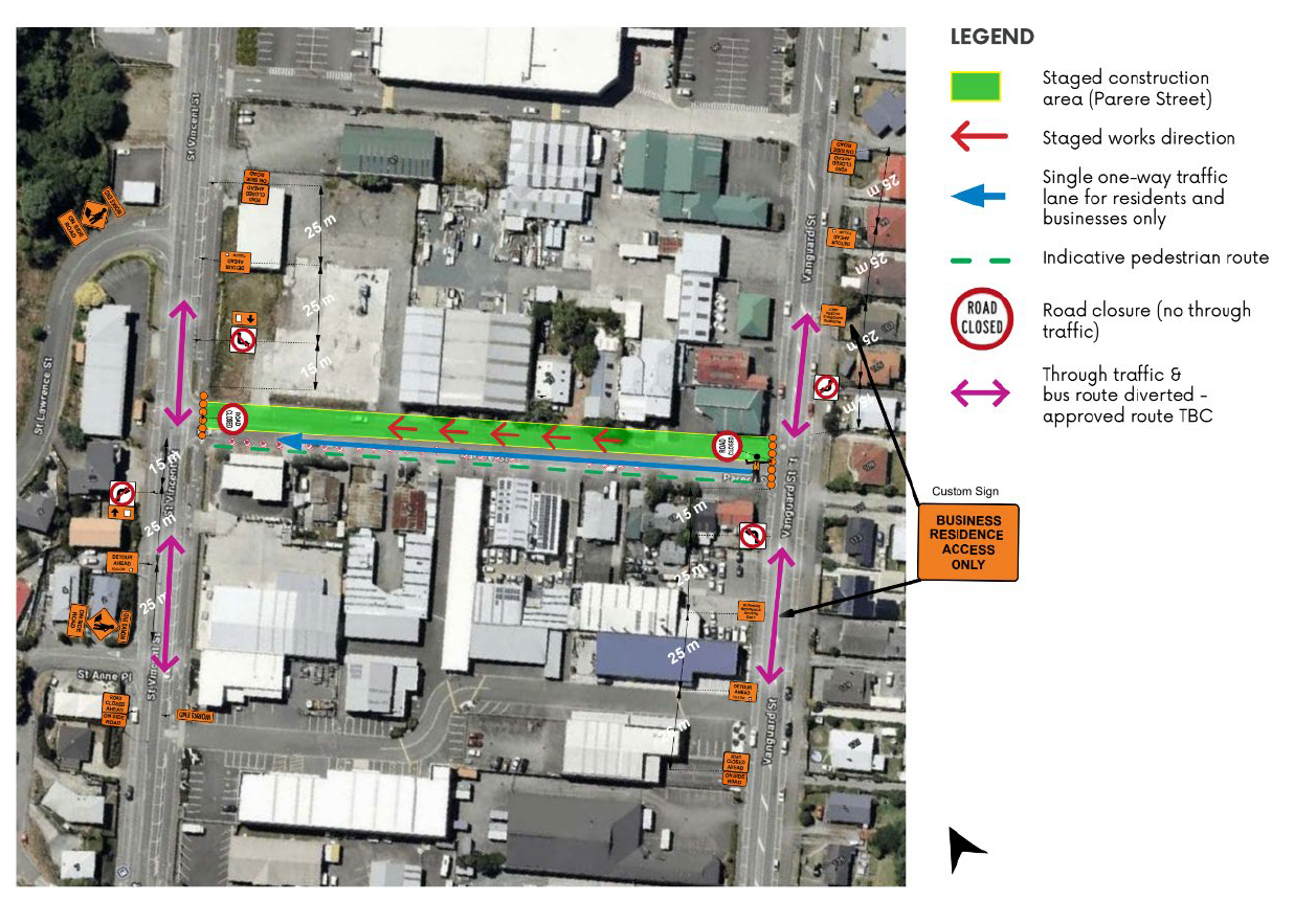 Parere Street map