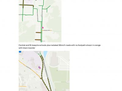 Speed Maps submitted to NZTA